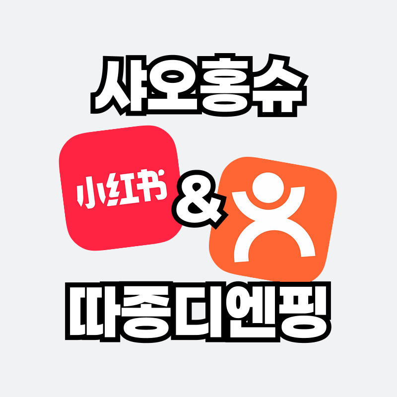 샤오홍슈 & 따종디엔핑